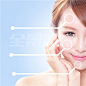 女人,半边,脸,皮肤,图示-天空创意（tiankong.com)-全景旗下正版图片素材库-更多图片，更低价格 #气质# #美容#