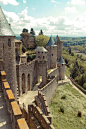 Chateau et Remparts de la cite de Carcassonne 19世纪城堡！ 我在法国最喜欢的一天！