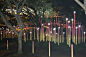 彩色竹图腾公共装置—Parque O2 / Taller KEN – mooool木藕设计网
