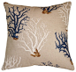 Pillow Decor - Coral 21x21 Decorative Pillow contemporary pillows