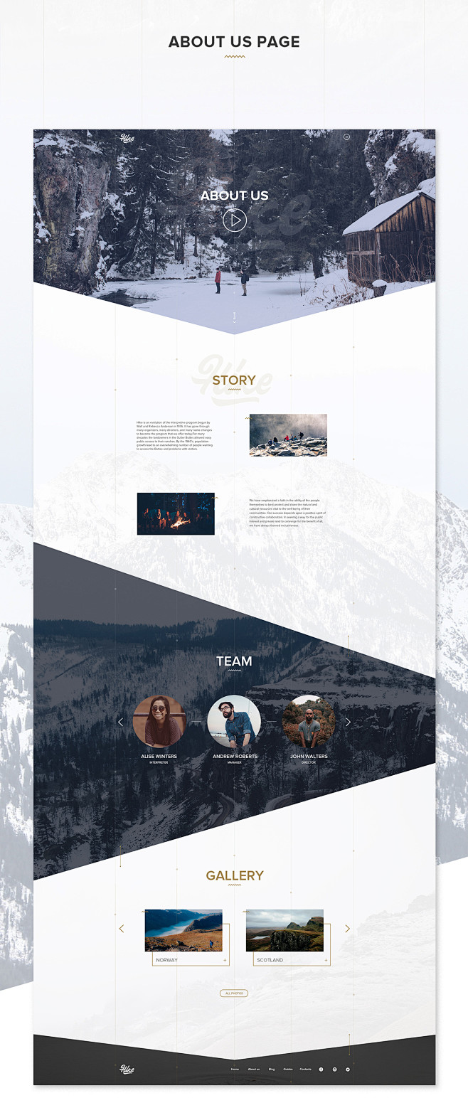 Hike Website : Origi...