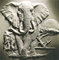 Bas-Relief Sculpture | elephant bas relief click on any photo to enlarge