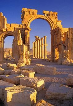 纪念拱门，巴尔米拉，叙利亚