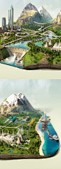 Islands mix on the Behance Network