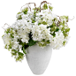 Hydrangea Arrangement in Stone Vase, White : Buy the Hydrangea Arrangement in Stone Vase, White from RTFact x LuxDeco today at LuxDeco.com. Discover leading designer brands with free UK delivery on orders over £300.
