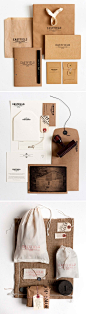 Eastfield Village Branding by Hovard Design. They developed the identity, packaging and website. I absolutely love the simplicity of the branding - kraft, muslin, twine. Well done.