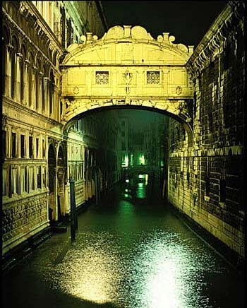 威尼斯 - 叹息桥。