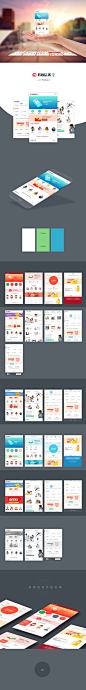 作品：招商信诺手机官移动端站APP界面UI设计手机案例╱APP╱APPUIUI界面APP界面移动端UIwebappicon