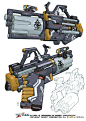 枪武器设计--快节奏的3D科幻MMO射击游戏（EXTEEL）_CGwall原画网