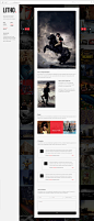 Litho | WordPress Theme on Behance