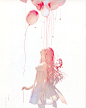 Rella, Waon, VOCALOID, Megurine Luka, Summer Dress, Balloon