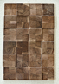 Projection Polished Wood Tiles contemporary-wood-flooring