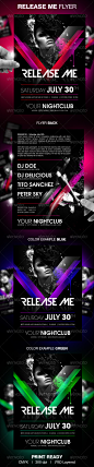Release Me Party Flyer - GraphicRiver Item for Sale