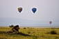 Hot air balloon safari over the Masai Mara