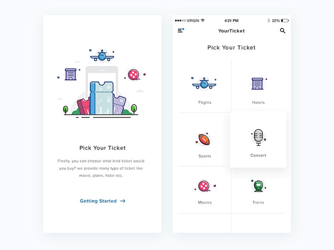 Ticket apps