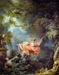 #Jean-Honoré Fragonard#【弗拉戈纳尔】【秋千】