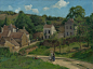 Camille Pissarro, The Hermitage at Pontoise, ca. 1867. Oil on canvas, 59 5/8 x 79 inches (151.4 x 200.6 cm)