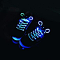 超炫LED闪光防水鞋带（蓝色）#鞋带# #创意设计#  #时尚# #个性#