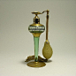 DeVilbiss Art Deco Perfume 1920年代 DeVilbiss装饰艺术风格气囊喷雾香水瓶