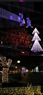 50米彩灯闪灯串灯铜线圣诞节日树灯户外防水厚100米亮化工程led灯-淘宝网