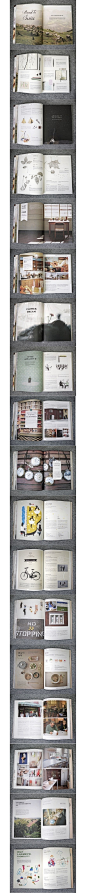 【 日式小清新食物画册和折页版式设计】#设计秀# #设计参考# ​​​​