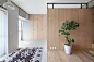 Clever minimalist partition expands 689 sq. ft. Tokyo apartment : A deceptively simple intervention creates a few more defined spaces in this small urban apartment.