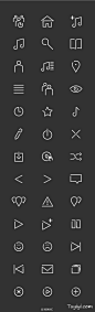 非常优雅的小图片ICON设计系列 - 图翼网(TUYIYI.COM) - 优秀APP设计师联盟