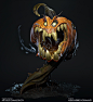 Creepy Pumpkin, Alexandre Normand : Fun project i did for halloween based on the awesome concept by Arthur Gimaldinov
https://www.artstation.com/artwork/o0qRk

Rendered in Marmoset Toolbag