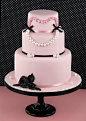 Pink and pearls cake