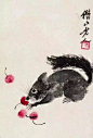 齐白石出生于1864年，是鼠年。他一生画鼠无数，笔下的老鼠有的活泼机灵，有的狡猾取巧，有的贪婪可笑，个个生动鲜活，令人捧腹不已，广受喜爱，也因此得了个“鼠画家”的戏称。