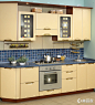 厨房白色灰色棕色厨房美式橱柜现代简约色调色彩搭配另类彩色大气时尚清新优雅