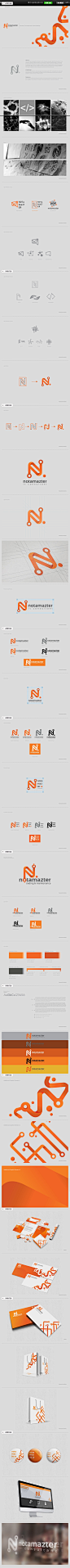 Notamazter视觉识别Behance