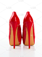 女人,鞋子,红色,足,高处,垂直画幅,诱人的女人,衣服,女性特质,时尚