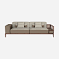 Sofa Sellier 2-seater - front