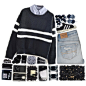 Buy these items on BeautifulHalo: 
(Get 30%off at first order on casual clothes)

Shirt: http://www.beautifulhalo.com/plain-lapel-long-sleeve-single-pocket-single-breasted-shirt-p-242111.html?track=tb9565
Sweater: http://www.beautifulhalo.com/round-neck-s