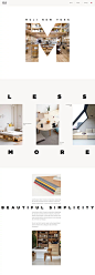 版式的创意设计Muji magazine layout seen at Dribble | Inspiration from magazine layouts | minimal web design study