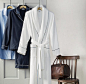 RH's Hotel Satin Stitch Turkish Cotton Robe:FREE SHIPPING ON ORDERS OVER $50Order personalized items by December 8 to arrive by December 24. Satin piping accentuates the luxurious touch of our terry robe, loomed of soft, absorbent Turkish cotton. The medi