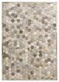 Polar Rug - Beige, Ash Gray, Gray and Charcoal - 8' x 10' transitional-rugs