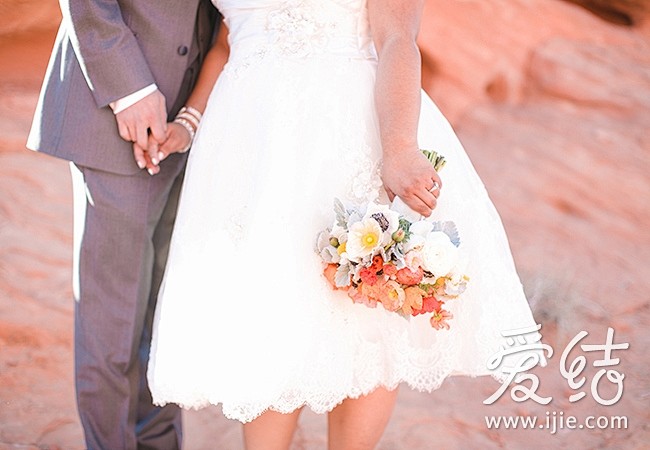 最酷的婚礼场地之一：火焰谷公园的荒漠婚礼
