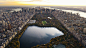 sunset skylines New York City Manhattan Central Park aerial parks city skyline cities - Wallpaper (#1431668) / Wallbase.cc