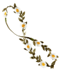 H&M 布制花叶装饰发带，又美又仙，像古希腊的橄榄枝，夏日戴尤其令人眼前一亮。 仅售:29元