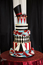 新年派对季！嘉年华主题婚礼蛋糕+来自：婚礼时光——关注婚礼的一切，分享最美好的时光。#嘉年华主题婚礼蛋糕# #马戏团主题#