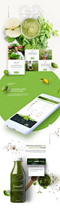Smoganic website design, they provide most authentic, natural ingredients in their juices.