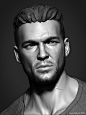 Captain Patterson, Andor Kollar : Captain Patterson is a US Army Pilot who is being held as a prisoner of war in a Soviet Jail. The base mesh was created in Maya and Marvelous Designer before being rendered with ZBrush. The hair was done in FiberMesh. As 