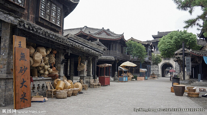 古代集市街景