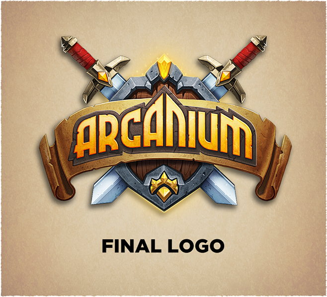 Arcanium Logo Study