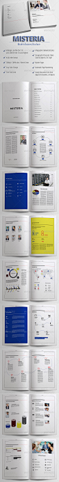 Misteria - Modern Business Brochure - Corporate Brochures