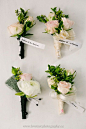 delicate ranunculus and spray roses