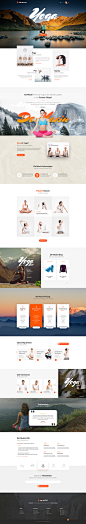 De Maxin Yoga Template : De Maxin is designed specifically for an yoga class with membership plan and class schedule. Comes with 3 homepage version and fundamental class pages, event pages, trainer pages, the theme is suitable for any yoga class or other 