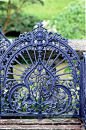 wrought iron gate at Bantry House, Ireland